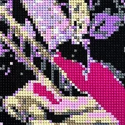 パピヨン　アート・グラフィック Jimi Hendrix Purple Haze Art Portrait inspired by LEGO® — BRIAN HANNA